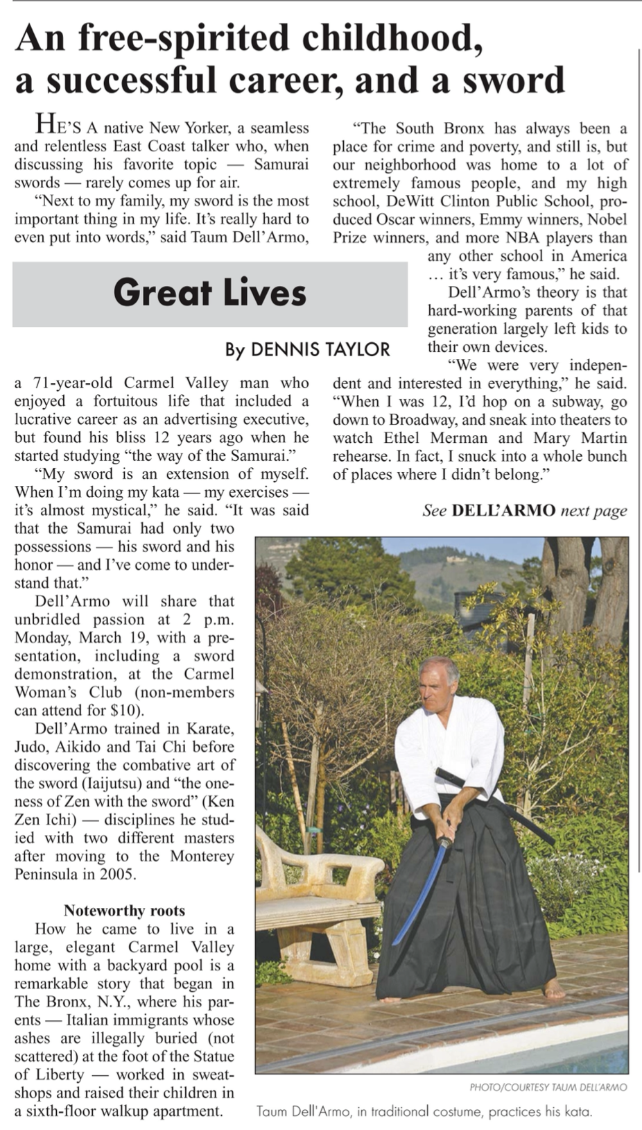 Pine Cone - Article / Great Lives